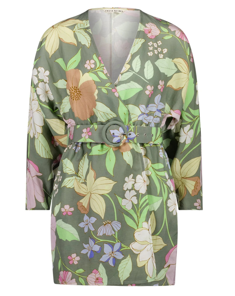 Iza Kimono Mini Dress
